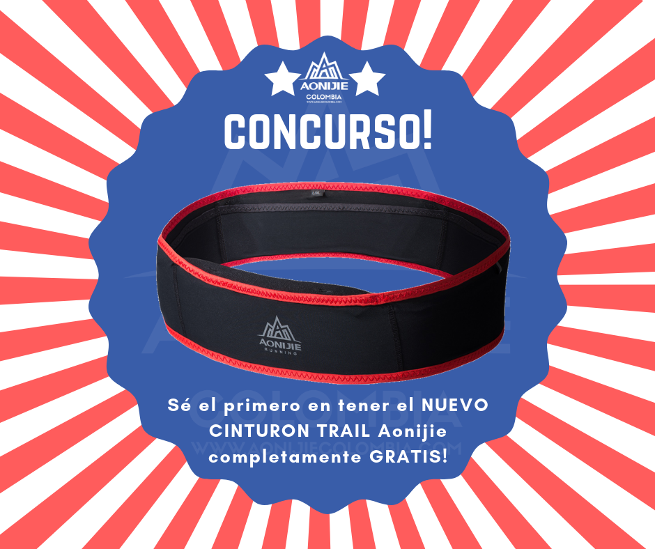 Quieres ser el PRIMERO en tener totalmente GRATIS nuestro nuevo Cinturón Trail Aonijie? Es muy FACIL! Comparte esta foto en tu perfil, etiqueta a tres amigos tuyos y danos tres razones por las cuales te quieres ganar este cinturón PRO.... Resultado del concurso el día 30 de Noviembre a las 9.00 PM. MUCHA SUERTE! ¡SOLO EN AONIJIE COLOMBIA!