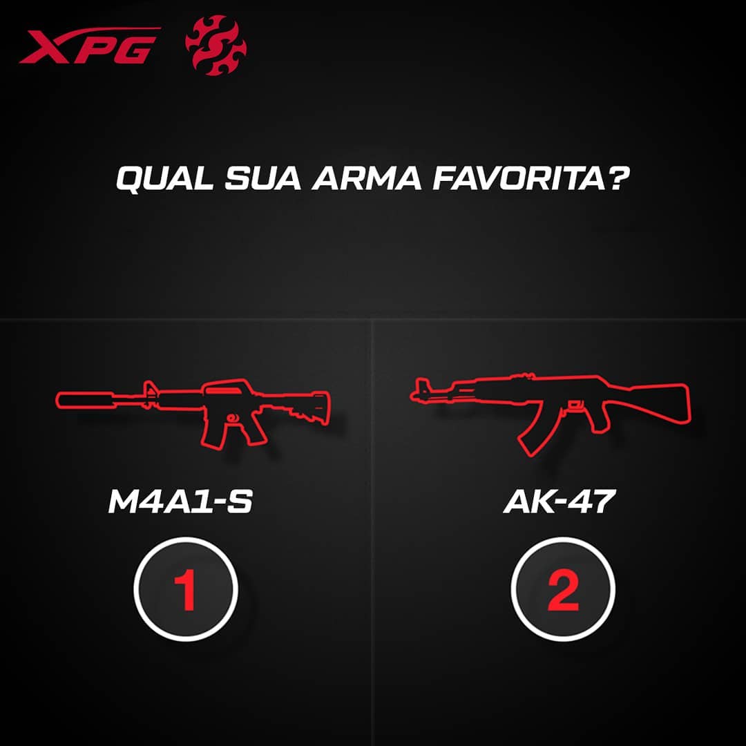 Nós da XPG gostariamos de saber, qual a sua arma favorita?