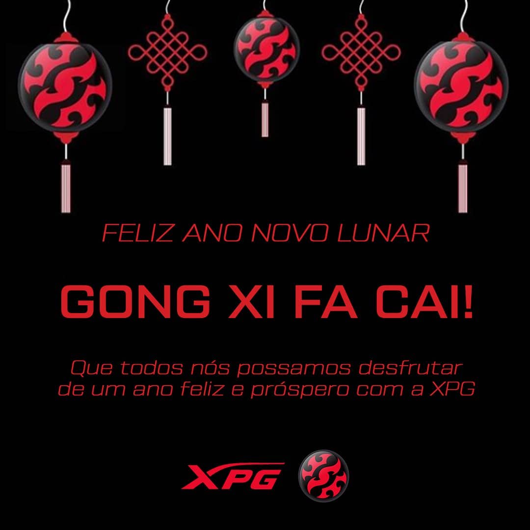 Nós da XPG desejamos a todos um excelente ano novo chinês!