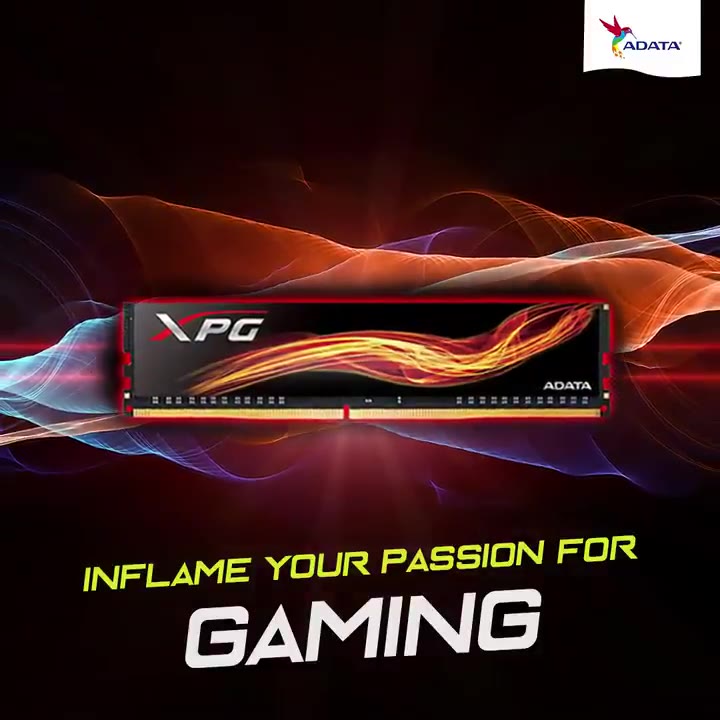 Built for dedicated PC enthusiasts and gamers, the ADATA XPG Flame DDR4 memory delivers remarkable performance and efficiency.