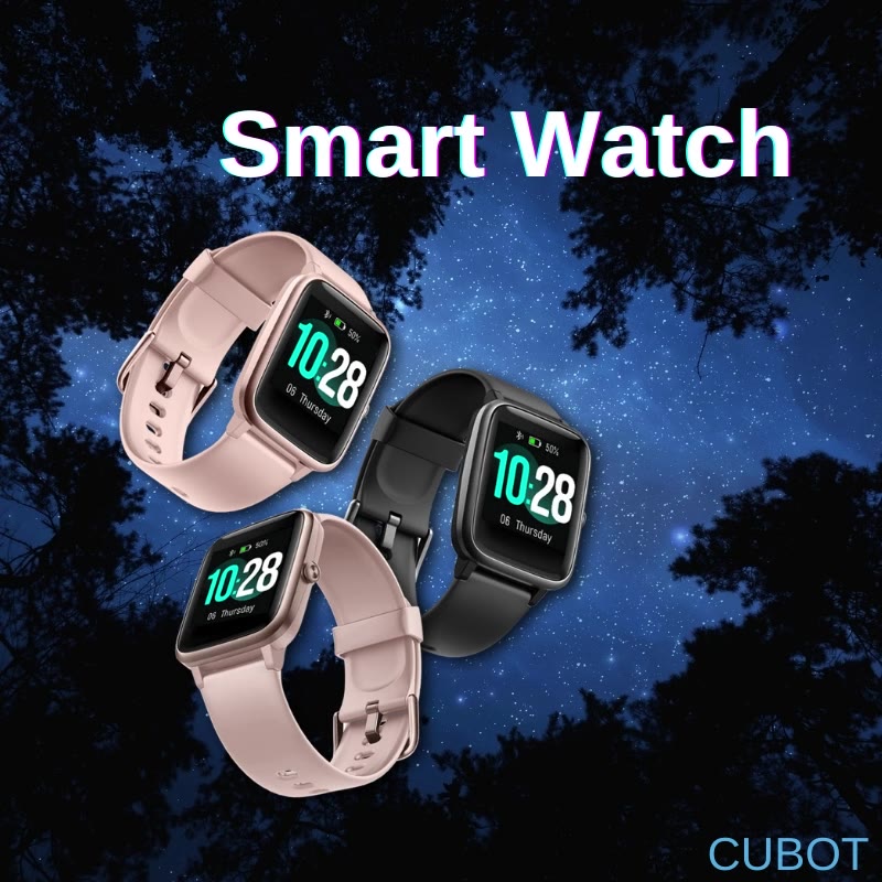 Say hello to our affordable Cubot Smartwatch! Compatible with Android 4.4 and above or iOS 8.0 and above, this fantastic watch is what every person on the go needs. It has some incredible feature such as: ⌚ Waterproof 5 ATM