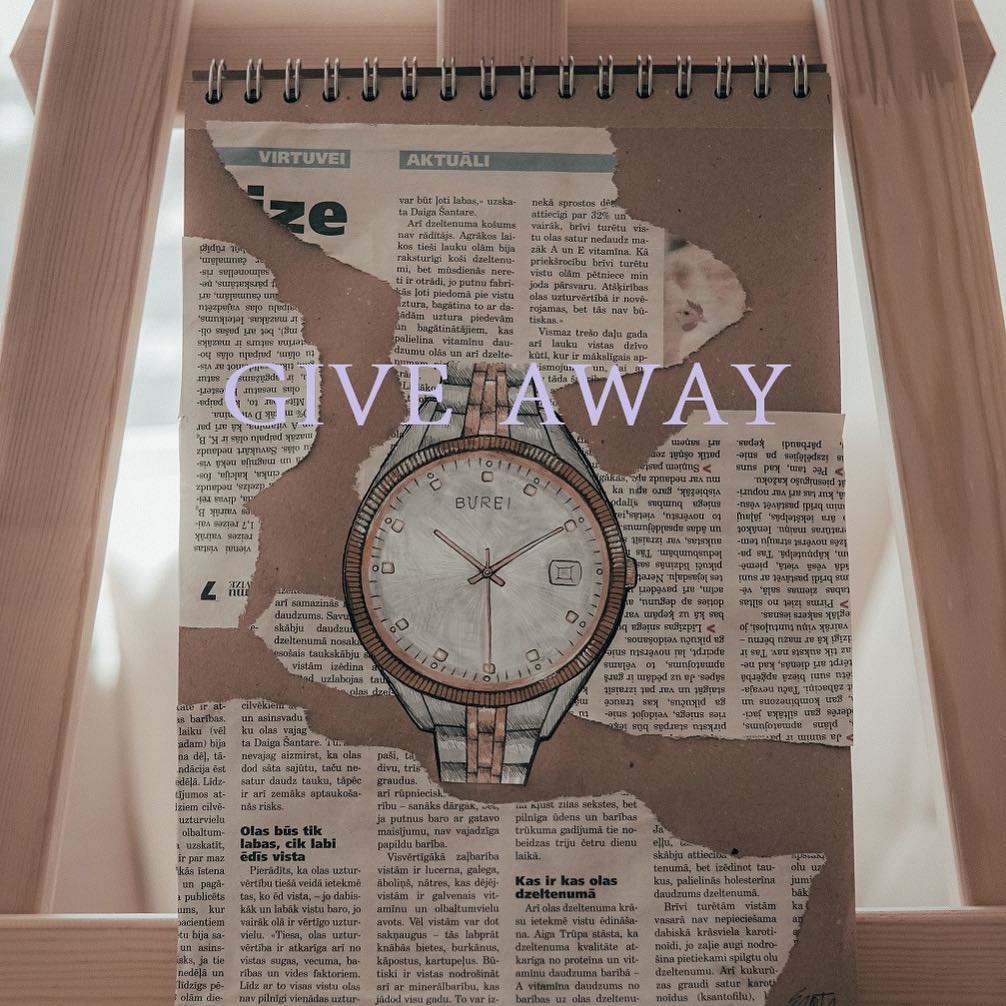 How to enter the giveaway:1. Follow BureiWatches2. Like this post3. Tag two friends in the comments belowThe giveaway ends on 4/30/2019The winner can havethe watch from the photo .