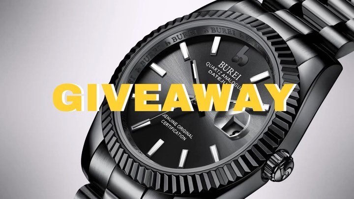 How to enter the giveaway: 1. Follow BureiWatches 2. Like this post... 3. Tag three friends in the comments below The giveaway ends on 5/31/2019 