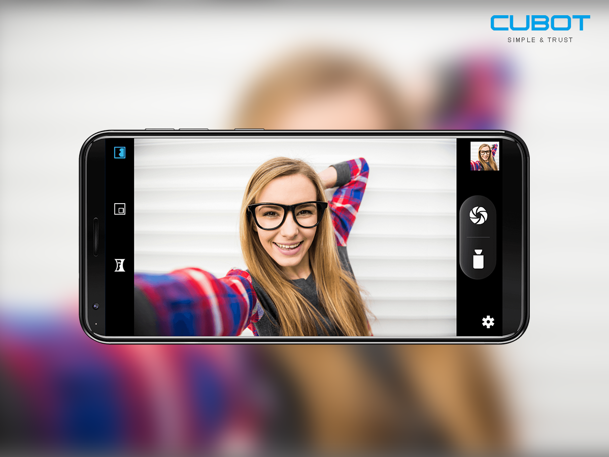 CUBOT R11 disponuje přední 8.0 MP HD kamerou s funkcí krásy, kdekoli a kdykoli, aby z vás mohla zachytit to nejkrásnější. Má vynikající výkon i tmavém prostředí.