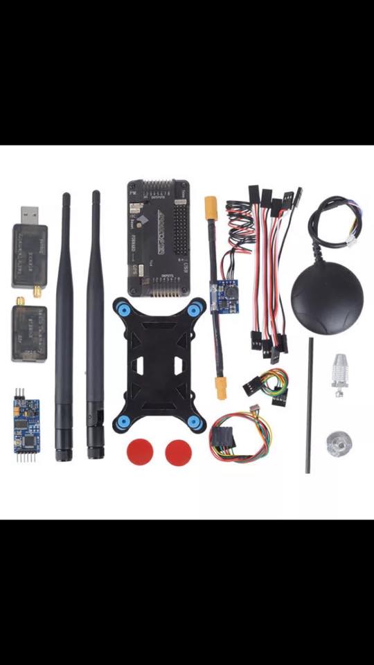 F450 MultiCopter Quadcopter Kit Frame + 2212 920KV motor + 9443 Propeller + HobbyFans 30A ESC + APM 2.8 Controllr+GPS+3DR Radio+OSD+Current Sensor +Shock Absorber for ArduPilot *****พิเศษลดราคาเหลือ 7,800 บาท*****