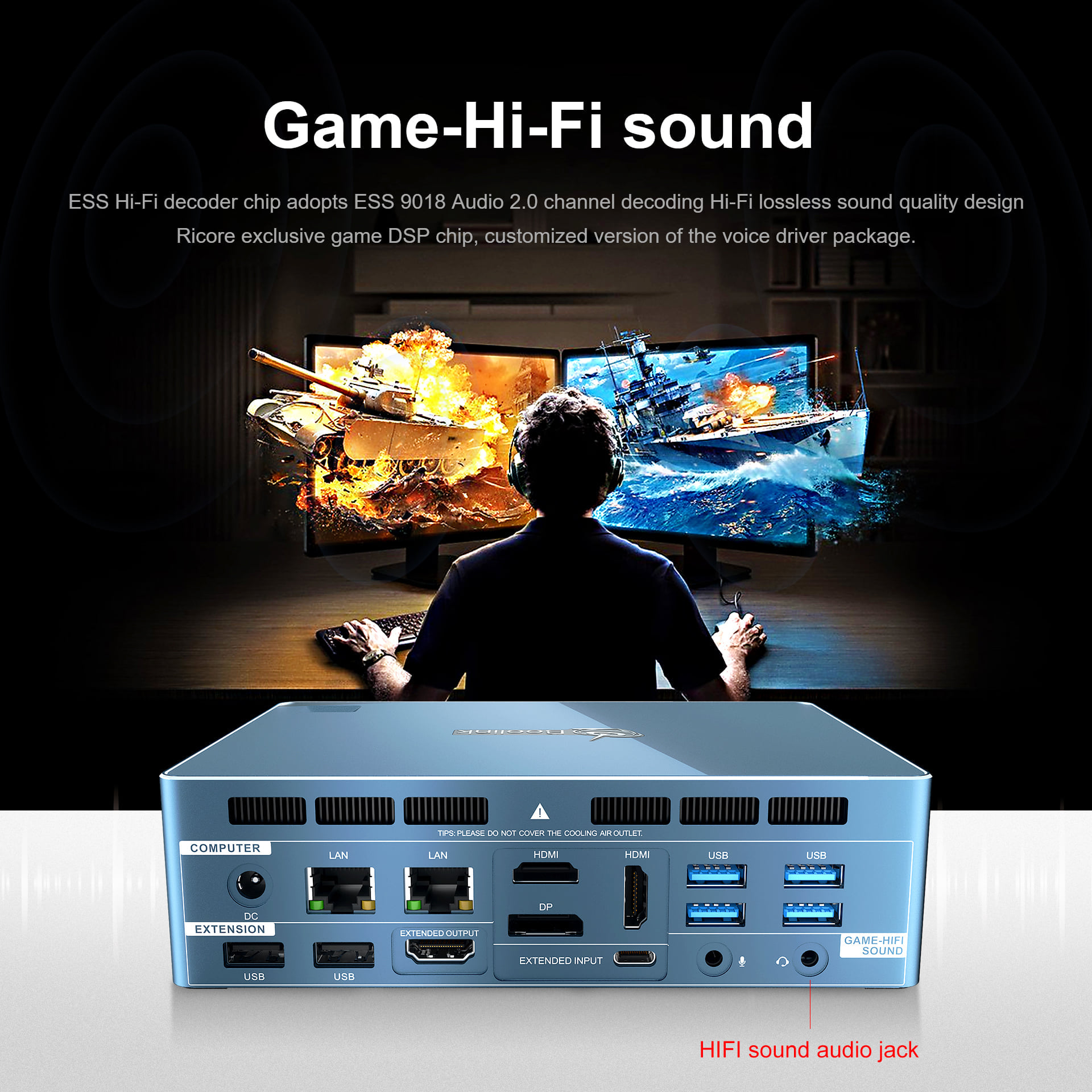 Game fans want to experience the HIFI sound effects of GTR Pro?