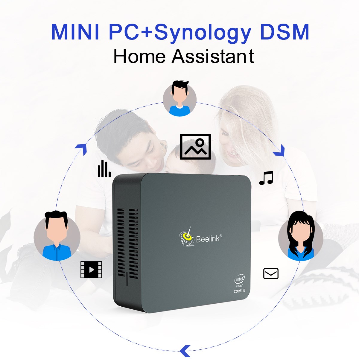 If you need a Network-attached storage device (NAS) as a home media sharing storage center, but you cannot bear the high cost of Synology equipment, you can try to install Synology DSM on your MINI PC through Xpenology to make your MINI PC change As a NAS, MINI PC makes it a wise choice whether it is ultra-low power consumption, small size, and large capacity expansion, and then you can enjoy the powerful multimedia and cloud functions of Synology that are easy to use