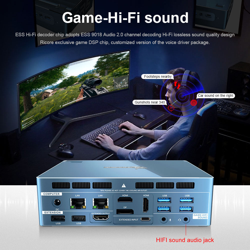 Friends, who like to play games, do you want to experience the Game-HIFI sound of our GTR Pro?