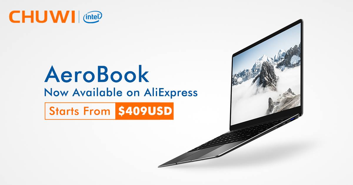 The most affordable bezel-less laptop- Aerobook - is now officially available on AliExpress Online Shopping 🔥! Starts at 💵$409USD(128GB), Less than 200pcs⏱️, hurry while the stock lasts👀