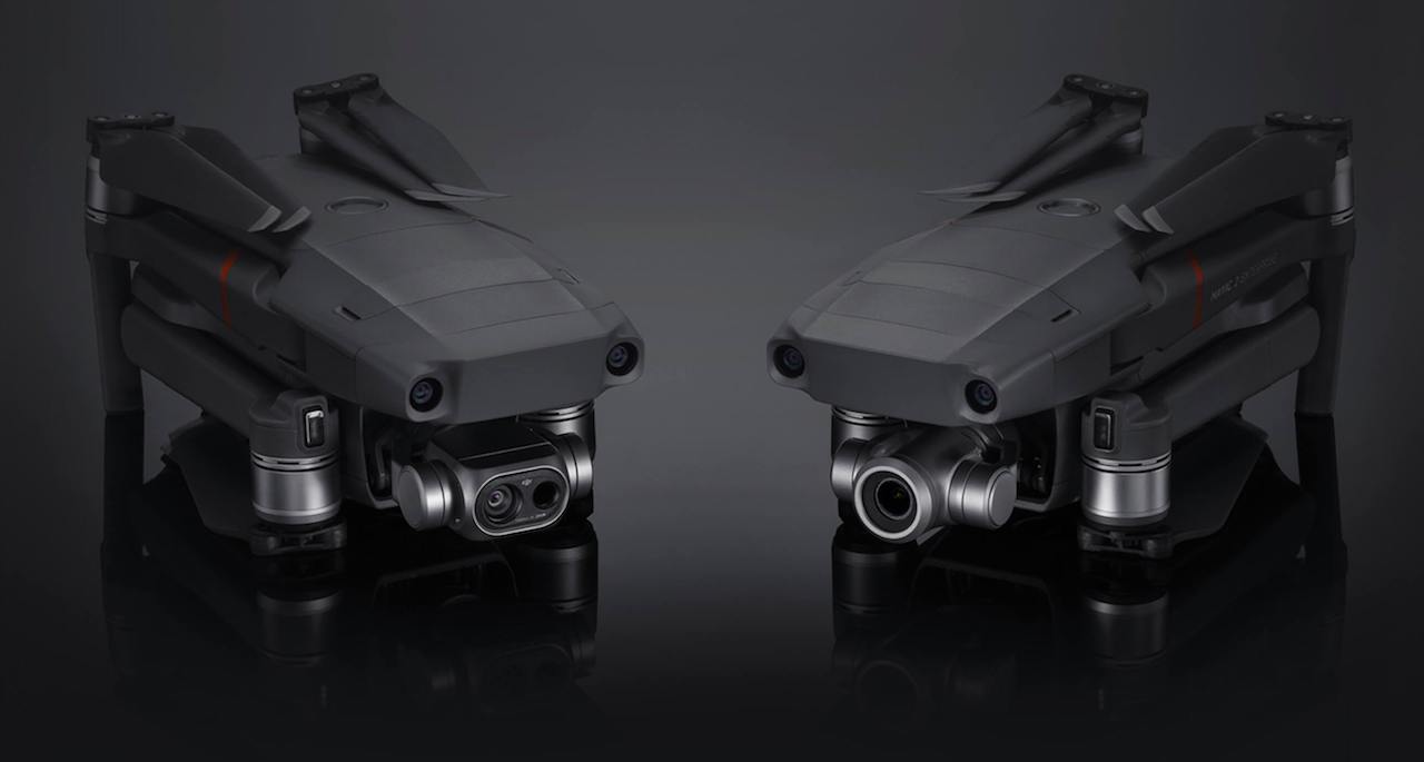 Introducing the Mavic 2 Enterprise Dual – a portable industrial drone equipped with powerful side-by-side visual and thermal imaging cameras.