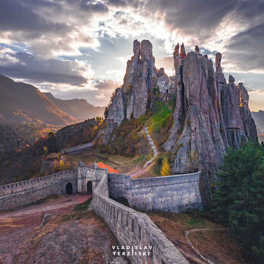 An amazing photo of the majestic Belogradchik Fortress illuminated by the midday sun. Creator: Vladislav Terziiski Photography