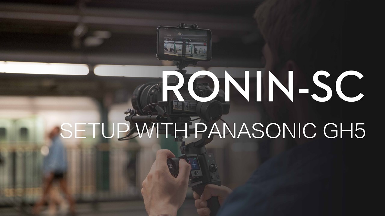 Using Ronin-SC with Compatible Cameras Series - PANASONIC Camera. 