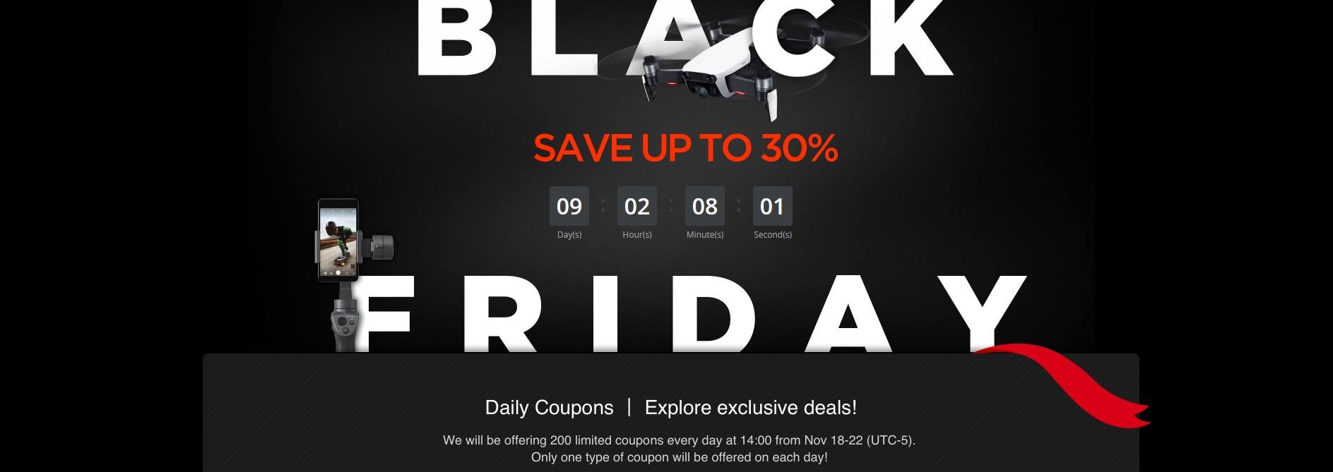 The DJI Black Friday sale is here!! Click here to browse :