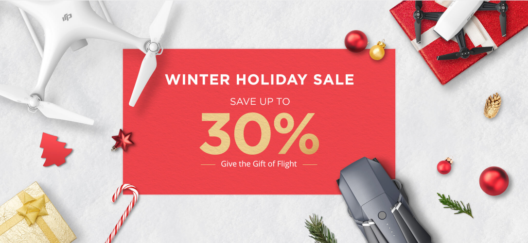 Winter Holiday Sale.. Save up to 30% only at the DJI store! Follow the link below and also tag people who you think might want to take advantage of this! #dji #drones