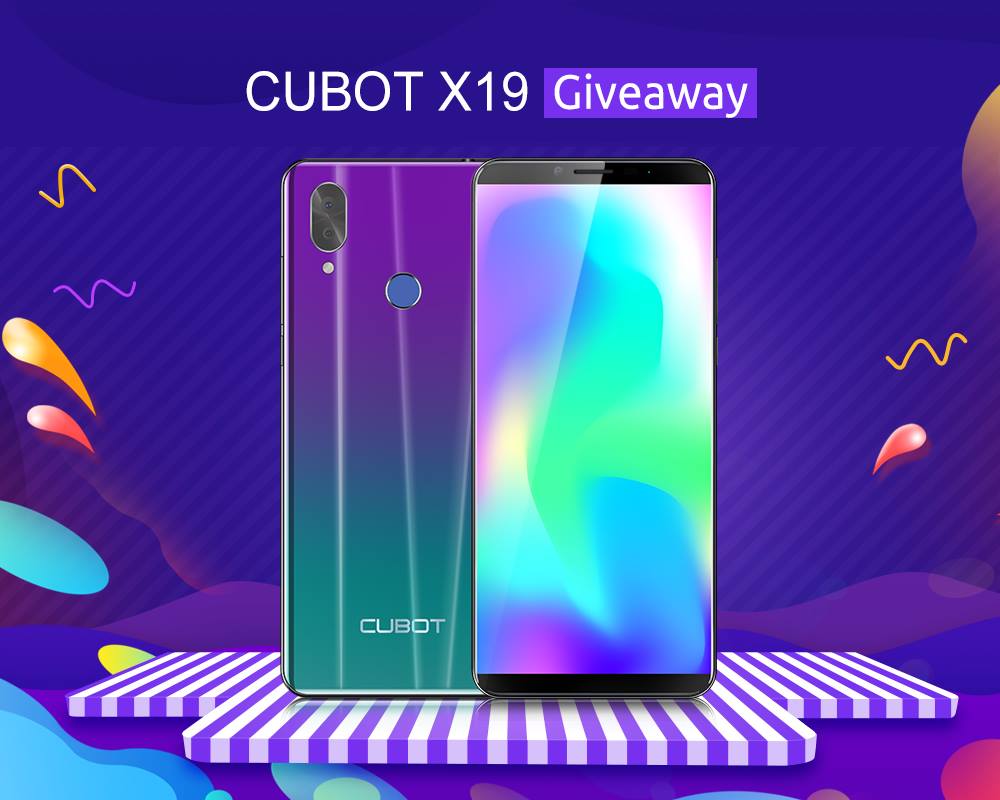 CUBOT X19 Giveaway: