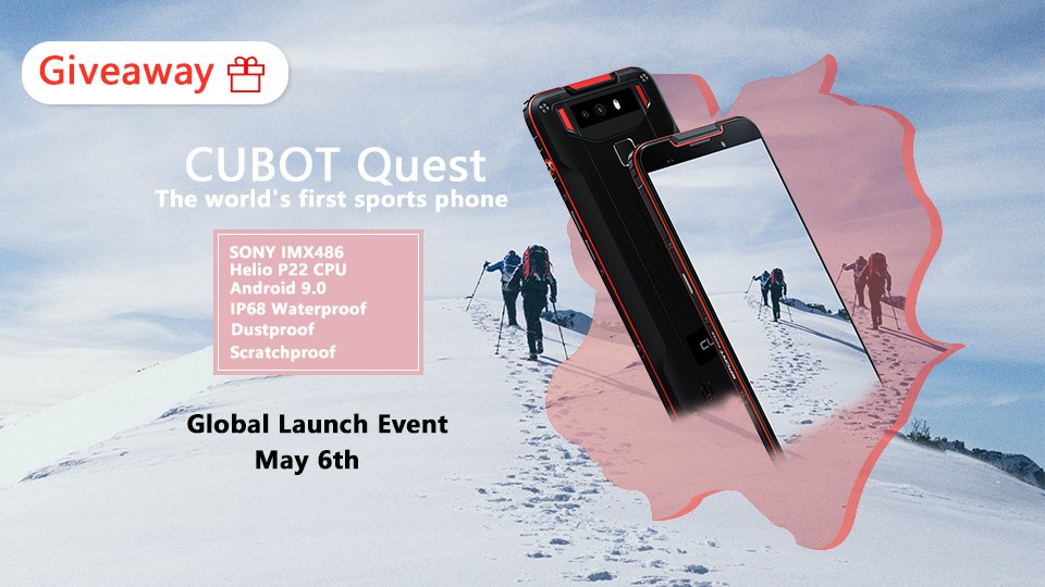 CUBOT Quest Giveaway: