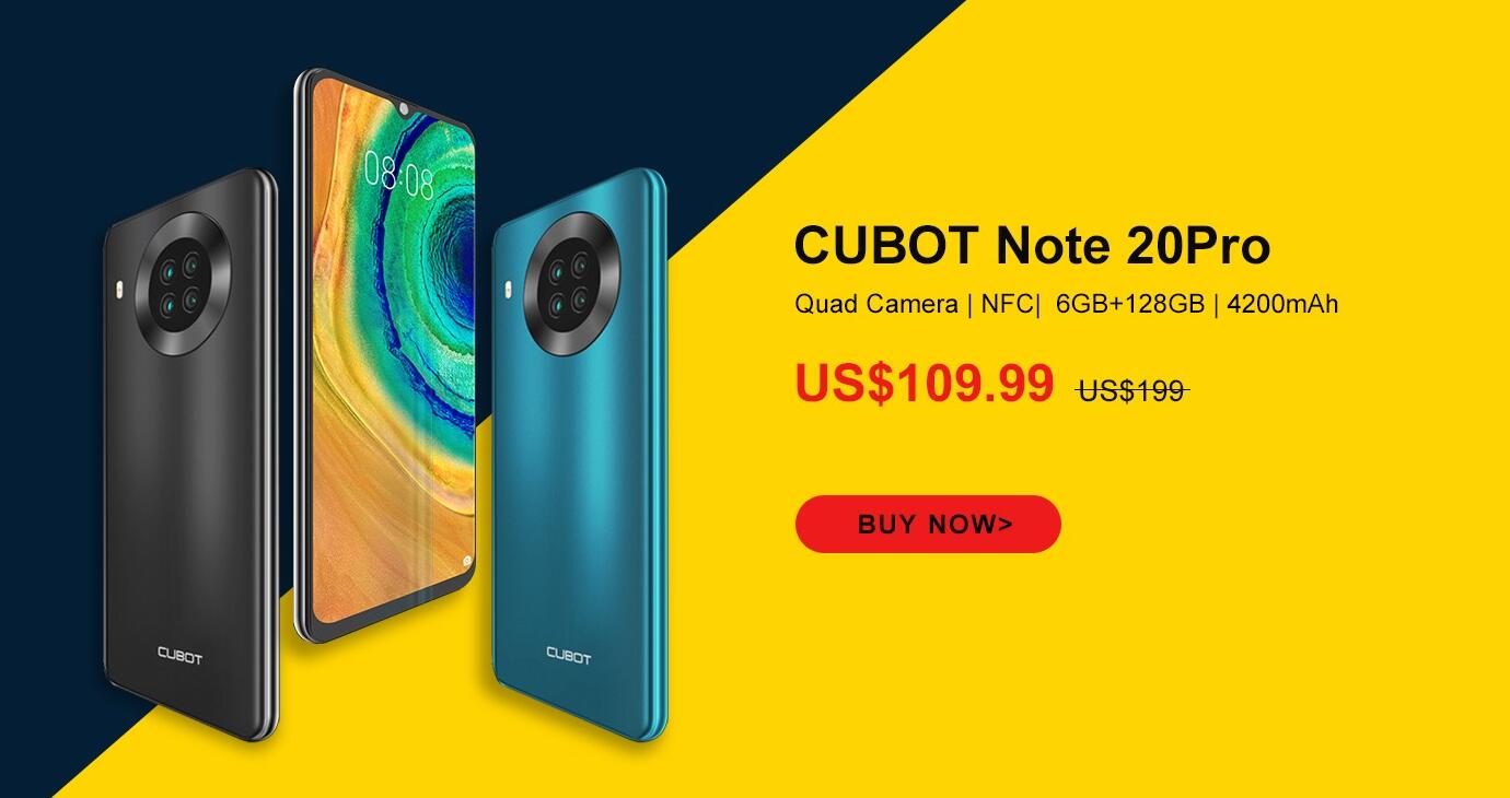 Cubot Note 20 Pro is a feature-rich smartphone that packs a stylish design alongside that. It features a 6.5-inch full view display for the ideal immersive viewing experience.