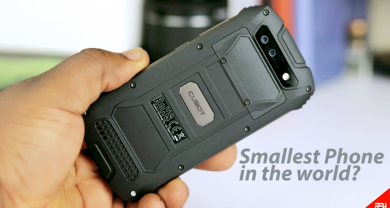 The Cubot KingKong Mini is a small 4-inch mobile phone with the typical look of an outdoor smartphone