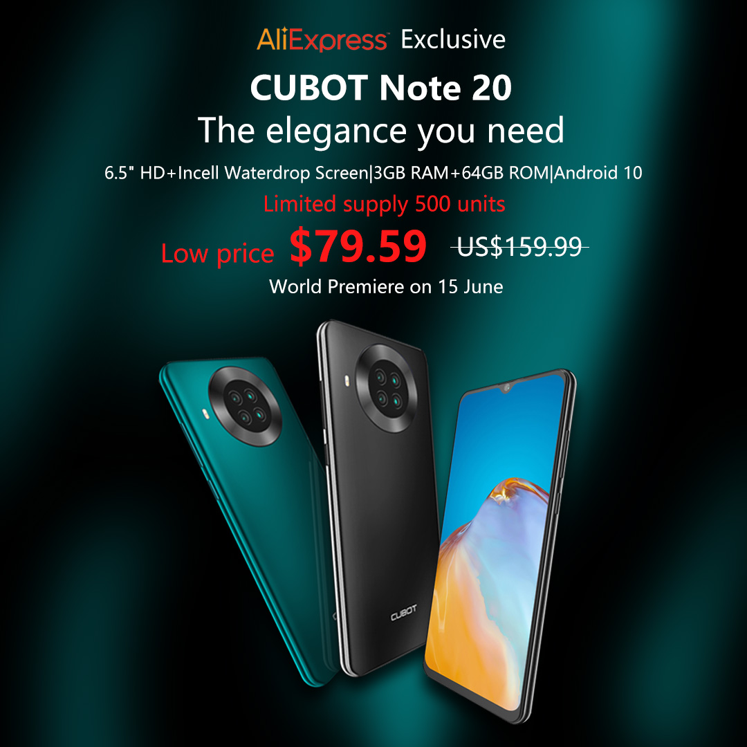 Only one day left 🥳🥳🥳.The #MostBeautifulPhone #CubotNote20 comes with multi colour choices, The Style You Need #Cubot#Note20, which color is your flavor? Leave your comment below to let us know your thoughts.  💙Blue,  💚Green, 🖤Black  ✅Add to cart to be notified👉 www.tomtop.com