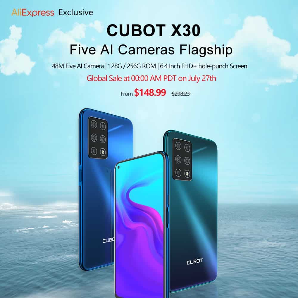 Subscribe Global Open Sales for Cubot X30 and you can get $25 discount code for #Cubot #X30 8GB+256GB version on the 25th of July , First come first served, limited quantity,Only for first 1000 units! ✅Subscribe cubot X30  www.tomtop.com