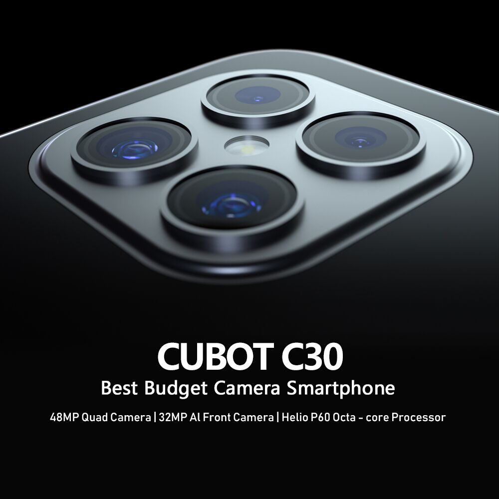 The unbeatable Quad Rear Camera and 32MP Front camera of #CubotC30 offers a flagship level photography experience🤩