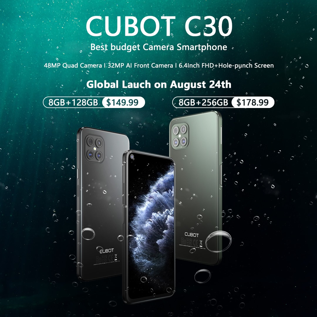 #CubotC30 launching on August 24th 📣📣