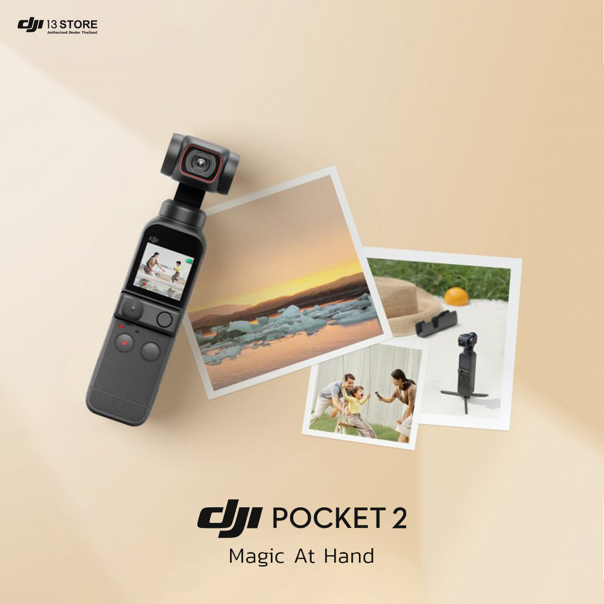 DJI Pocket 2 กล้องจิ๋วอเนกประสงค์ตอบโจทย์ทุกไลฟ์สไตล์ Creator #ราคาเพียง 11,990 บาท | พิเศษ! ผ่อน 0% 10 เดือน สั่งซื้อสินค้า >> www.tomtop.com