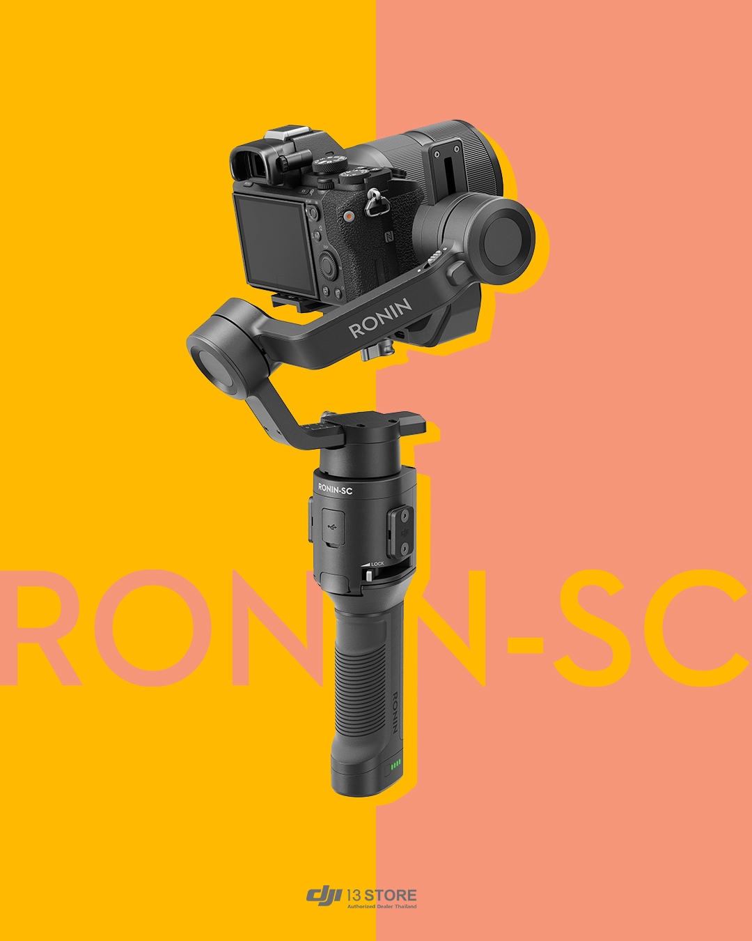 💥 DJI Ronin-SC 💥 อุปกรณ์กันสั่นสำหรับกล้อง Mirrorless / DSLR like / Compact โดยเฉพาะ  ‼️ราคาพิเศษ‼️ 10,900 บาท สั่งซื้อ Click เลย 👉 www.tomtop.com