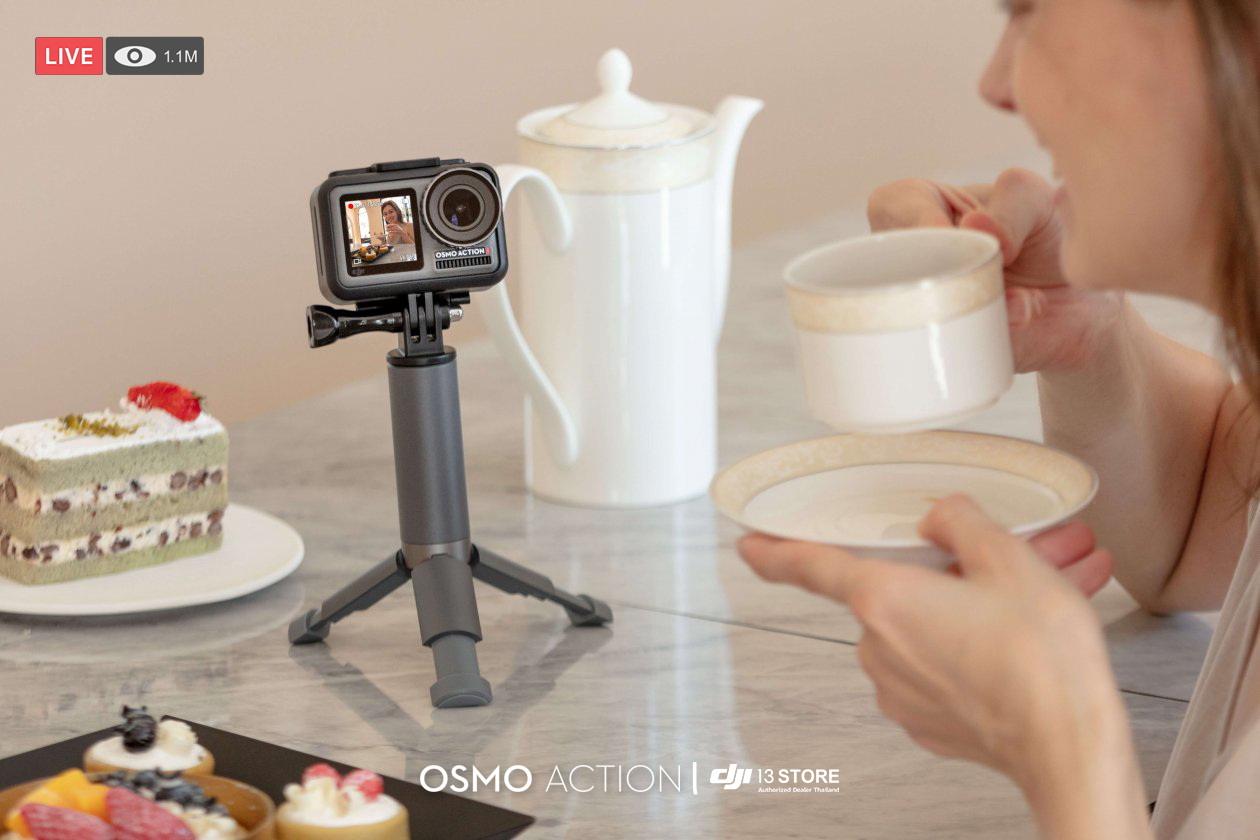 Selfie เป๊ะ! ไม่มีหลุดเฟรม ✨ จัดเฟรมเซลฟี่สวยๆ ด้วย Osmo Action แอคชั่นแคม 2 จอ สวิตช์หน้า-หลัง ได้ตามใจ จะถ่ายมุมไหนก็ เป๊ะ! #จุดเริ่มต้นCreatorอาชีพ!  ดูเพิ่มเติม >>> www.tomtop.com DJI 13 Store ตัวแทนจำหน่ายอย่างเป็นทางการ DJI ประเทศไทย