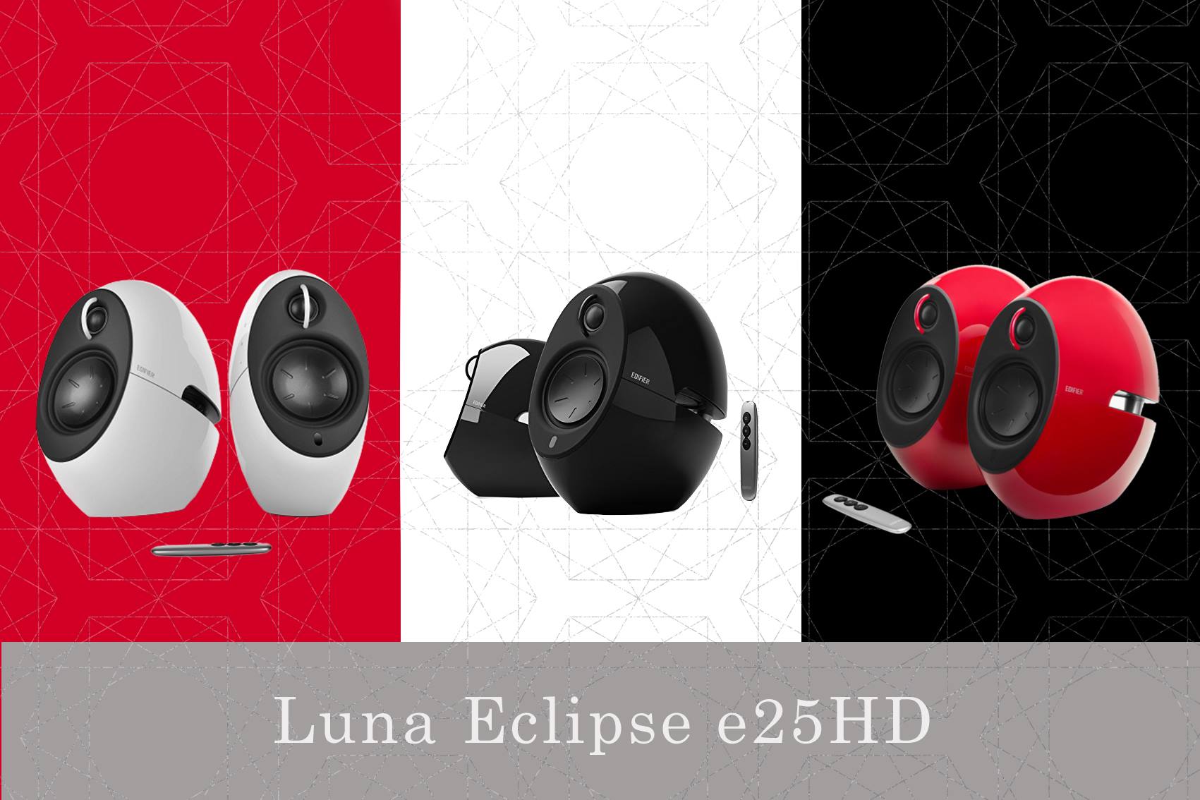 Edifier Luna Eclipse e25HD經由大師精心調較的DSP進行電子分音👍，呈獻清晰震撼的聽覺饗宴🎶。 ✨亮麗的外表令e25HD無論擺係睡房、書房定客廳都一樣咁好睇！ 了解更多：...