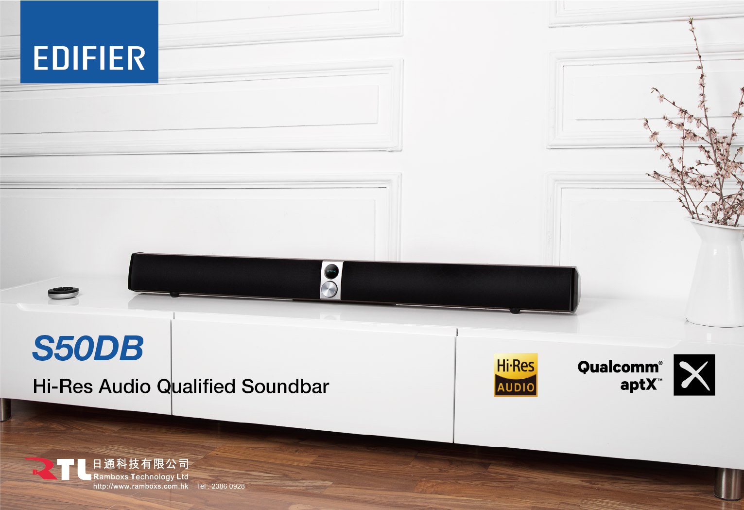 【Hi-Res Soundbar】