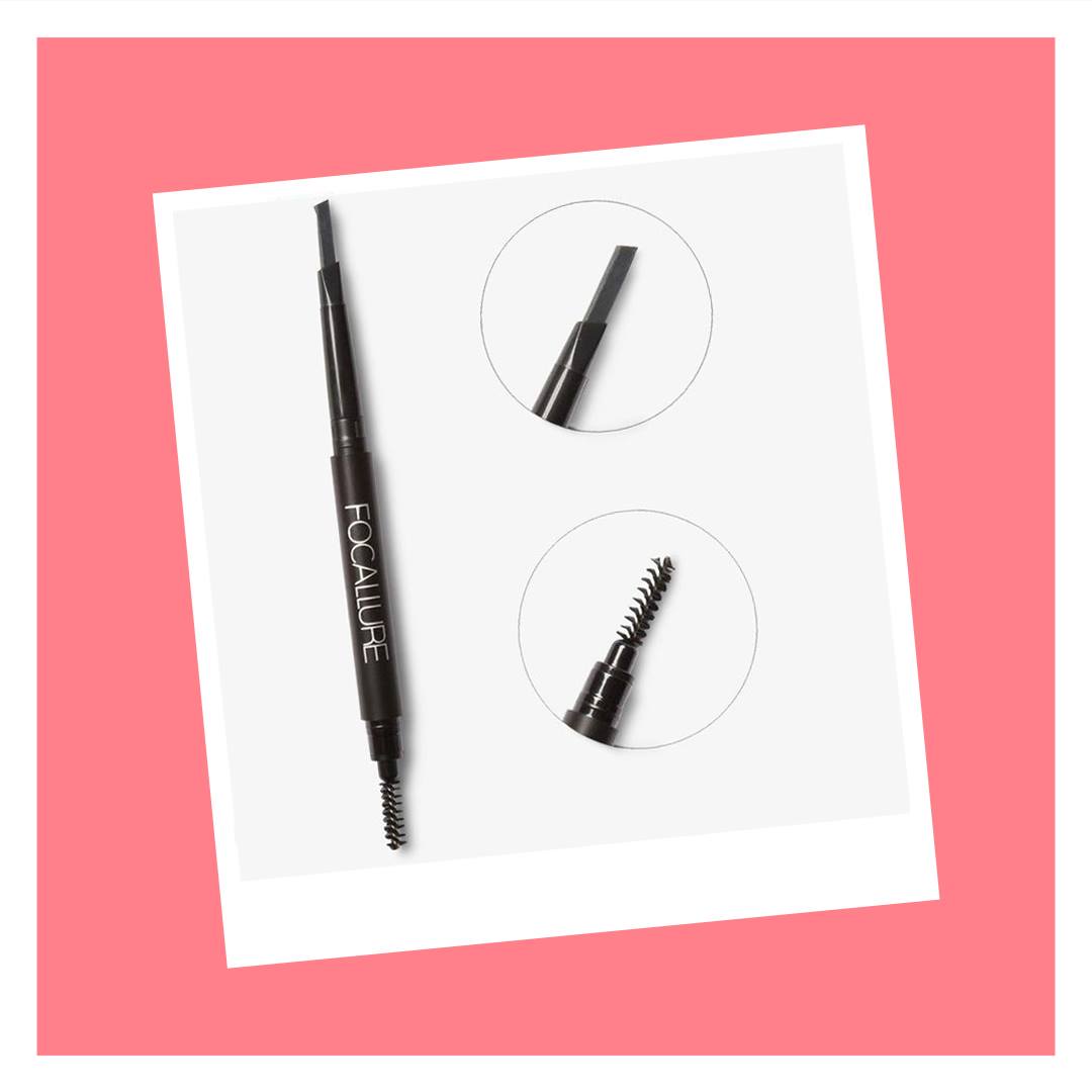 Have you ever wanted a triangular-tipped, retractable pencil to outline and fill in brows. 