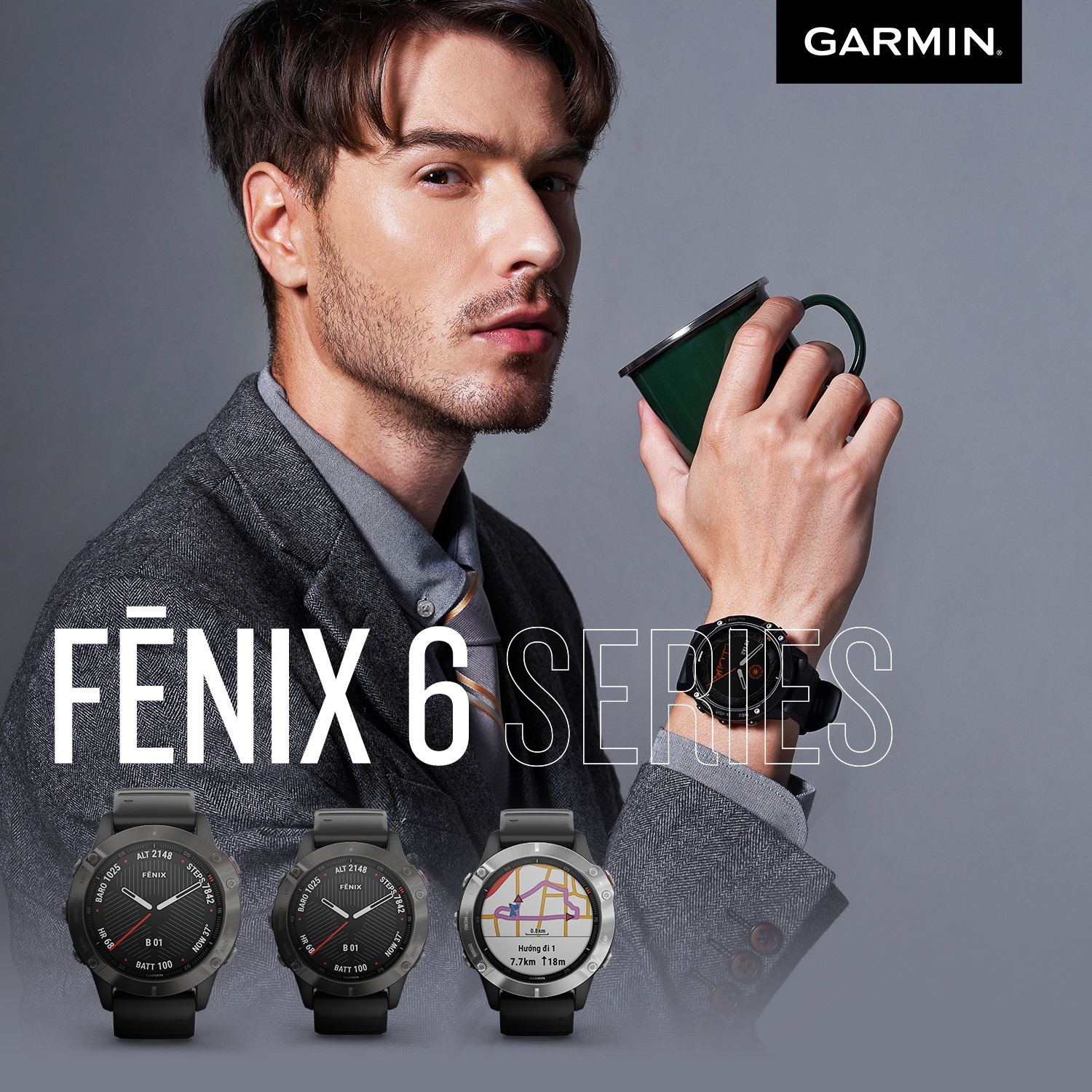 🔥 FENIX 6 SERIES 🔥 Kết tinh nghệ thuật chế tác của Garmin Một chiếc đồng hồ thể thao chuyên nghiệp với vẻ ngoài sang trọng của những chiếc đồng hồ cao cấp, Fenix 6 Series bao gồm các phiên bản Fenix 6S, Fenix 6, Fenix 6X.  • Chế tác từ các vật liệu cao cấp như titan giúp sản phẩm gọn nhẹ, thép không gỉ có độ bền cao và da hạt cao cấp....