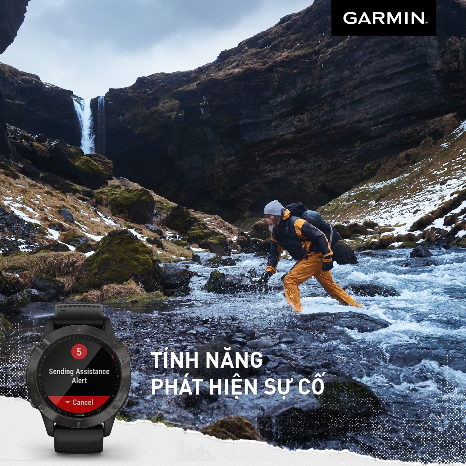 [English version below] Tại Garmin, chúng tôi hiểu được tầm quan trọng của sự an toàn trong các hoạt động ngoài trời của bạn, chính vì vậy, chúng tôi đã cho ra đời tính  năng Phát hiện sự cố, một trong những tính năng mà Garmin rất tự hào