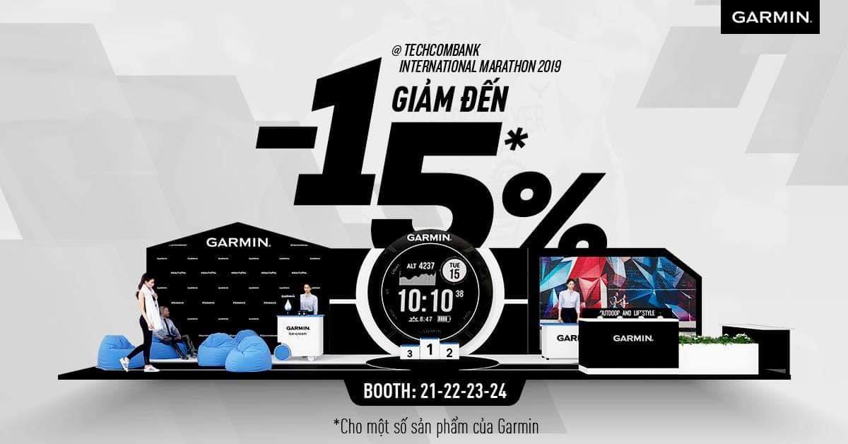 🔥[ƯU ĐÃI 15%]🔥🏁🏆 Bạn có hẹn với Garmin tại Techcombank International Marathon 2019 🏆🏁 Bạn đã chuẩn bị sẵn sàng cho một trong những cung đường chạy mang tính biểu tượng của Đông Nam Á, Techcombank International Marathon 2019 diễn ra vào ngày 8/12 tại Tp