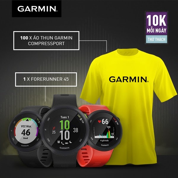 Garmin Vietnam xin công bố hình ảnh giải thưởng của thử thách 10,000 bước/ ngày, liên tục trong 14 ngày Chỉ còn 7 ngày nữa thử thách sẽ chính thức bắt đầu, tham dự ngay tại: www.tomtop.com  🎯 Thời Gian: Từ ngày 27/04 - 10/05...