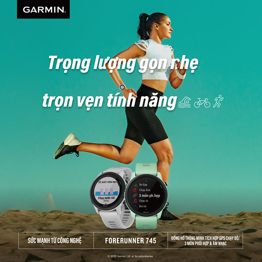 🎉 FORERUNNER 745 - TRỌNG LƯỢNG GỌN NHẸ, TRỌN VẸN TÍNH NĂNG 🎉 Bạn muốn khai phá nguồn năng lượng mới với bộ môn Triathlon? Vậy siêu phẩm Forerunner 745 chính là sự lựa chọn hoàn hảo. Trọng lượng gọn nhẹ, trọn vẹn tính năng - Forerunner 745 là dòng đồng hồ tích hợp đầy đủ các tính năng cùng những cải tiến ưu việt dành cho những tân binh của bộ môn Triathlon như:...