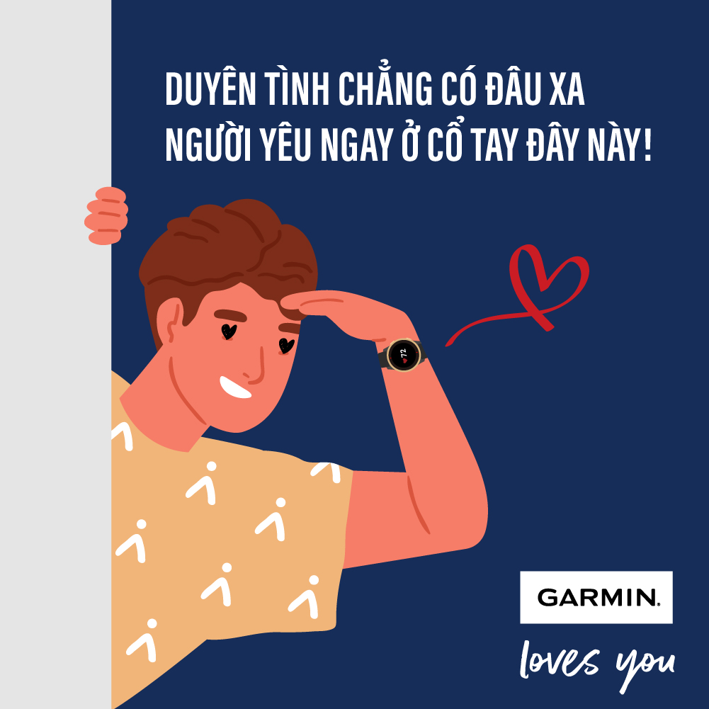 Chỉ 1 lần sạc, Garmin ở bên suốt cả tuần khăng khít 😘