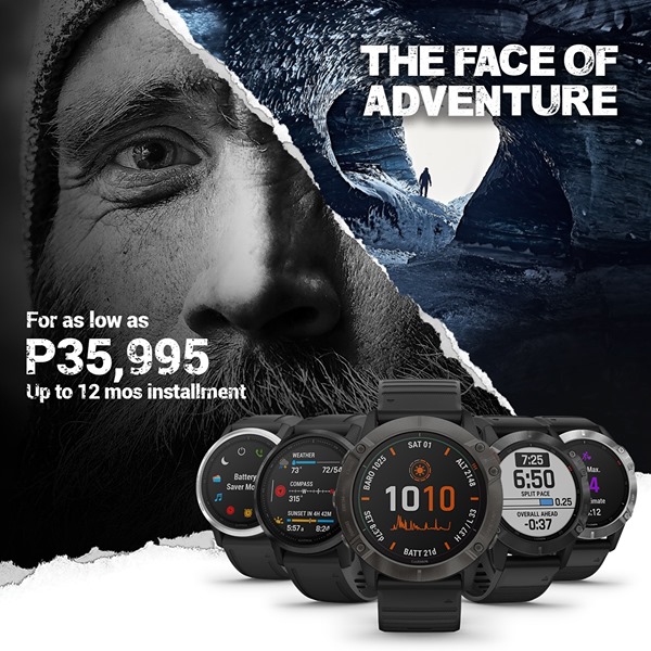 Push new limits, explore new challenges, and power your passion — while adding mapping, music, intelligent pace planning, and more to your workouts and adventures — with the fēnix 6 Series. Get the fēnix 6 for as low as P35,995 and enjoy up to 12 months installment. Stay secured, and keep your peace of mind with our GARMIN PROTECT EXTENDED 2-YEARS WARRANTY. Available at any of our official Garmin Brand Stores and Nifty Stores: