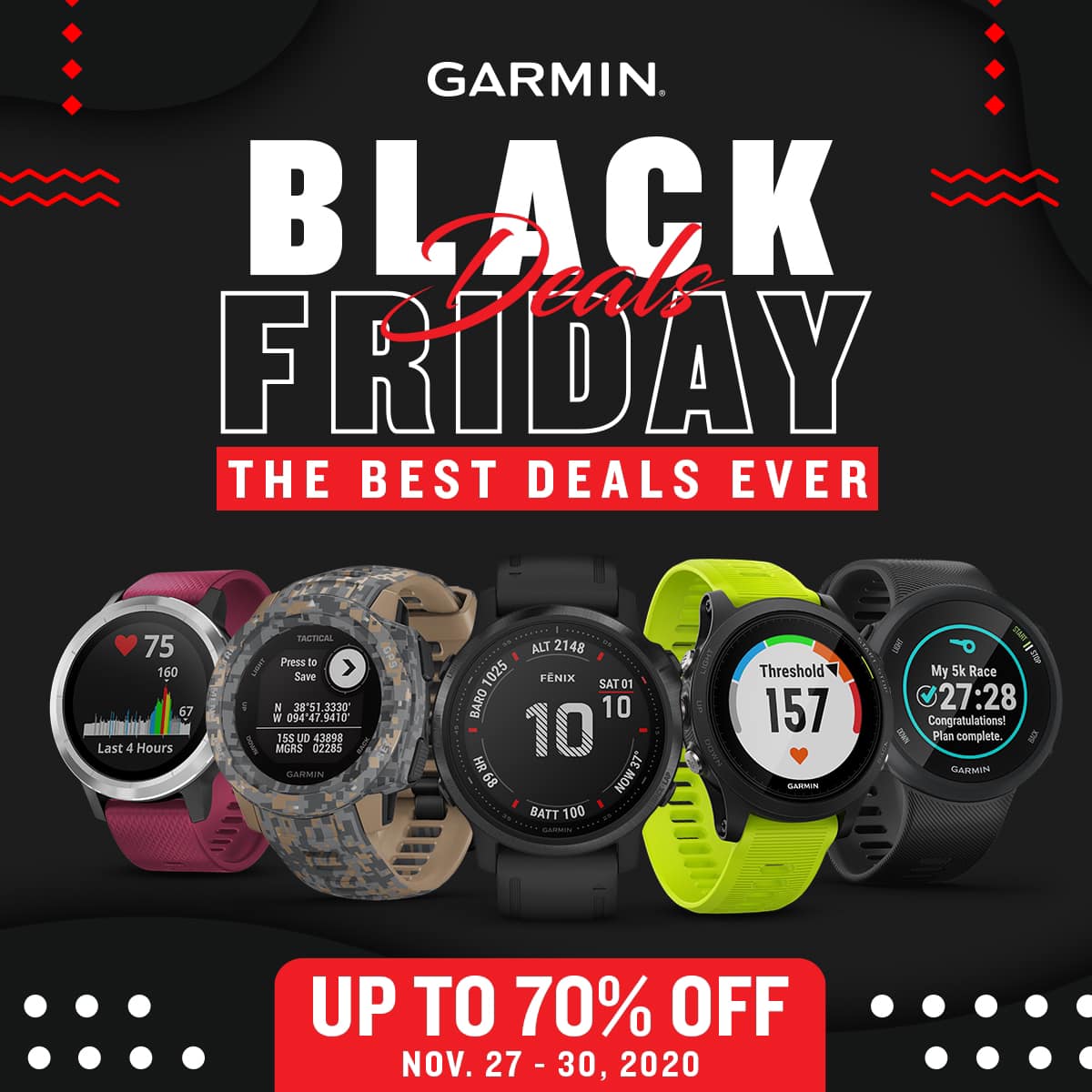 It’s here — the biggest and the best deals ever from Garmin