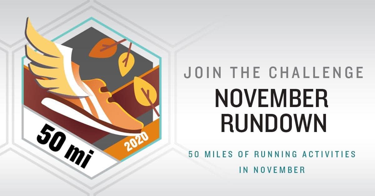 There’s no requirement on how you get there, just that you do. Record 300,000 steps, and/or record 50 miles of running activities this November to earn these Garmin Connect challenge badges: Join the November Rundown: www.tomtop.com