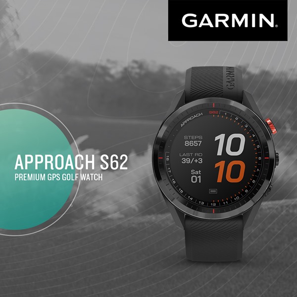 We've got your game. Approach S62 is a premium GPS golf watch that integrates the critical information and mapping you need in full color on your wrist. Comes with more than 41,000 preloaded courses, you’ll know yours on the back of your wrist. #GarminGolf