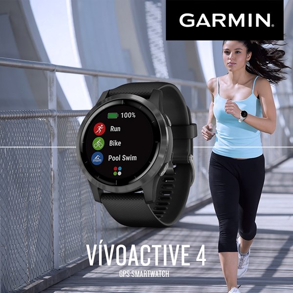 Keep an eye on your health 24/7 with Vivoactive 4. Get the broadest range of all-day health monitoring features like heart rate, respiration tracking, sleep monitoring, and hydration tracking right from your wrist. It's the perfect fitness companion for an active lifestyle. #GarminVivoactive4