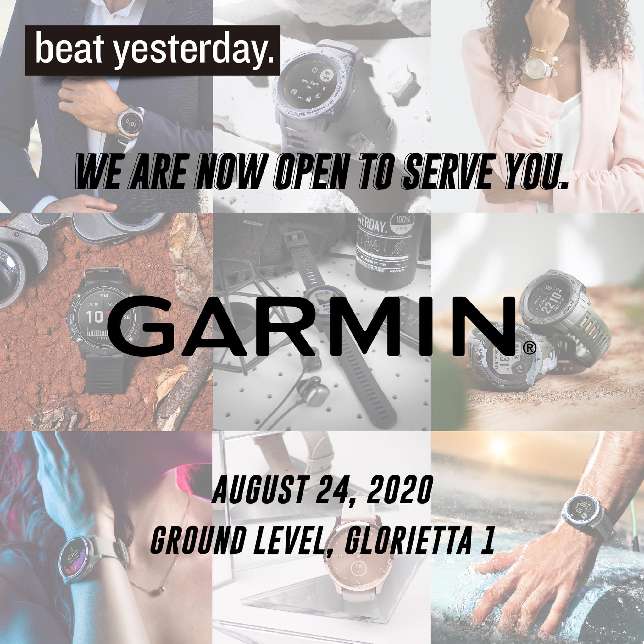 The best way to keep a strong immune system amidst everything that is happening is to get a head start on your fitness & wellness journey! We are so excited for you to check out our newly opened Garmin Brand Store in G/F Glorietta 1, Ayala Center, Makati City!  Come drop by and check out our latest products ranging from fitness trackers, to GPS multisport watches, bike computers and even power meters