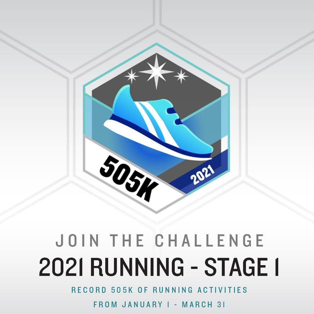 To celebrate 2021, we’re challenging you to run 2,021 kilometers (or 1,255.8 miles).  🏃🏻‍♀️🏃🏻