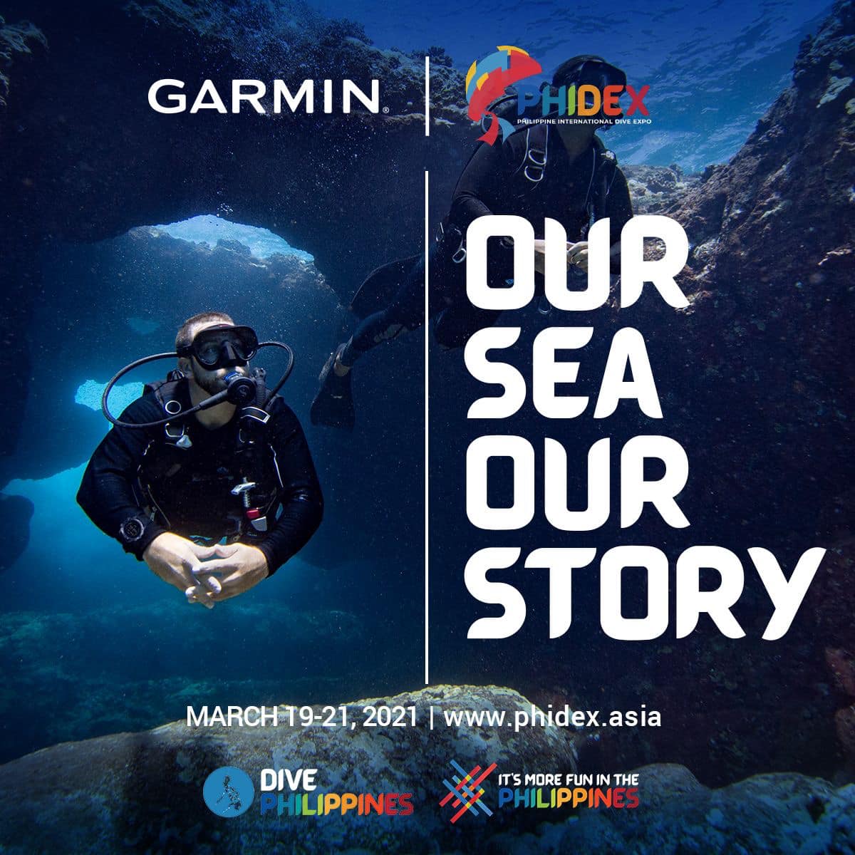 Garmin Philippines is grateful and thrilled to partner with PHIDEX, the Philippines’ largest platform for the diving community organized by the Department of Tourism - Philippines