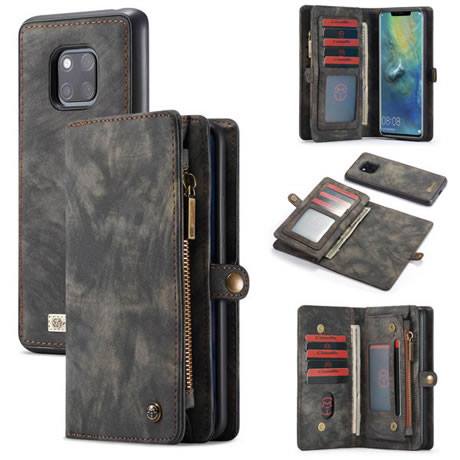 #CaseMe Huawei Mate 20 Pro 2 in 1 Detachable Leather Zipper Wallet Case