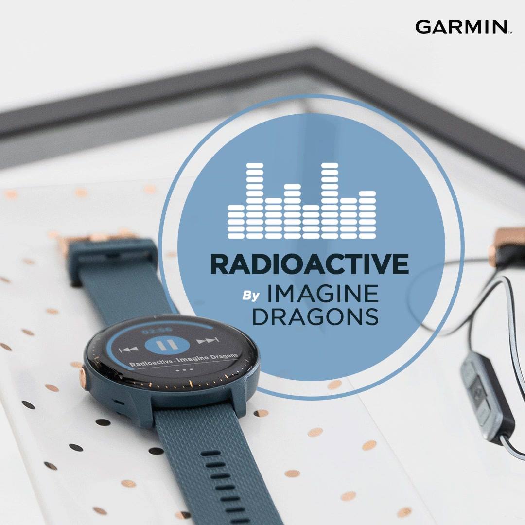 Butuh tempo yang pas buat nemenin jogging session kamu saat "convesational phase"? Bawa "Radioactive" by Imagine Dragons yang meluncur di 136 BPM secara offline atau Spotify di Garmin device kamu. #GarminID