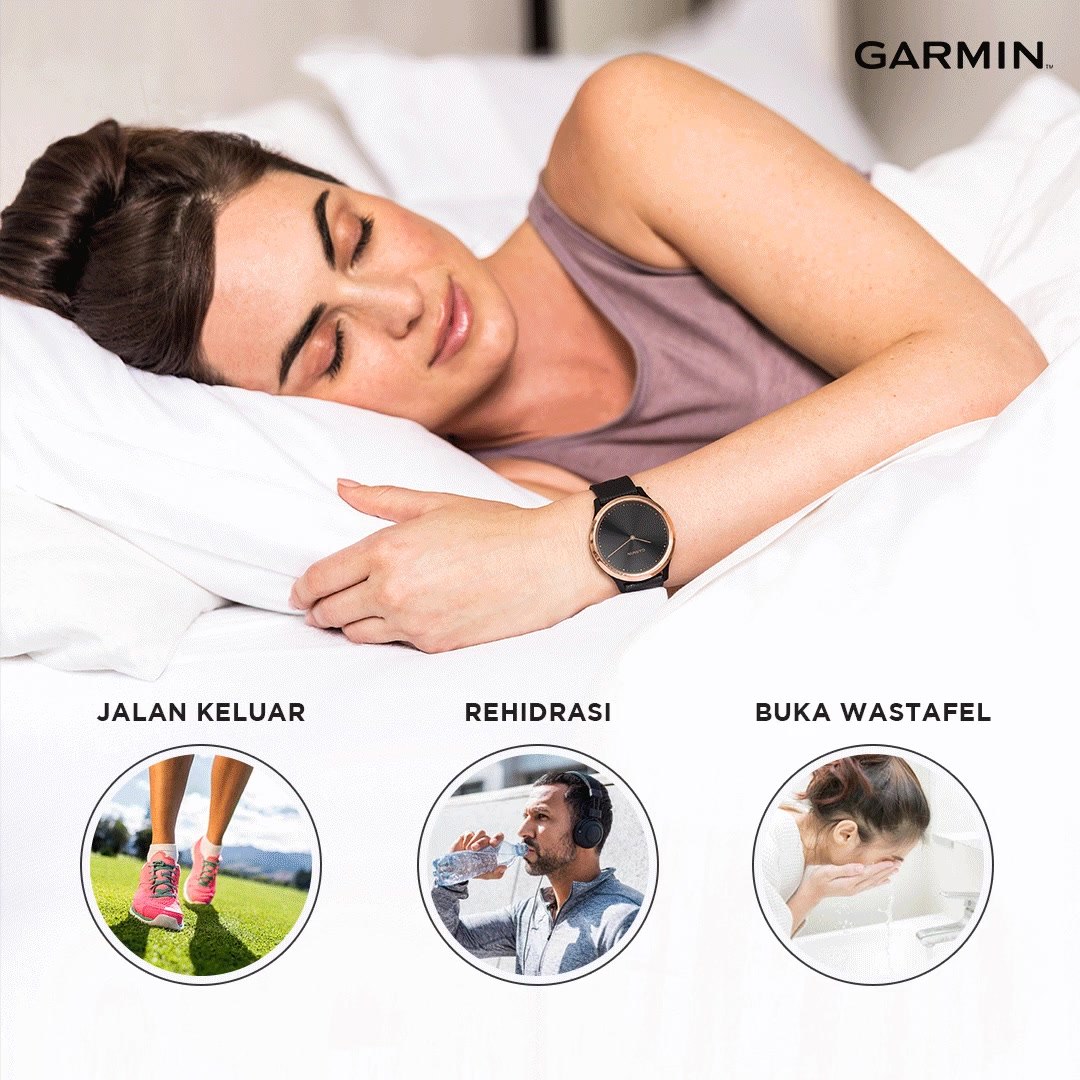 Gerak sedikit tapi istirahatnya banyak? Jangan biarkan badan kamu gampang drop #AnakGarmin! Cek 8 cara supaya kamu tetap terjaga saat siang hari. Kalau kamu sendiri punya cara lain? Share di kolom komentar! #GarminID...