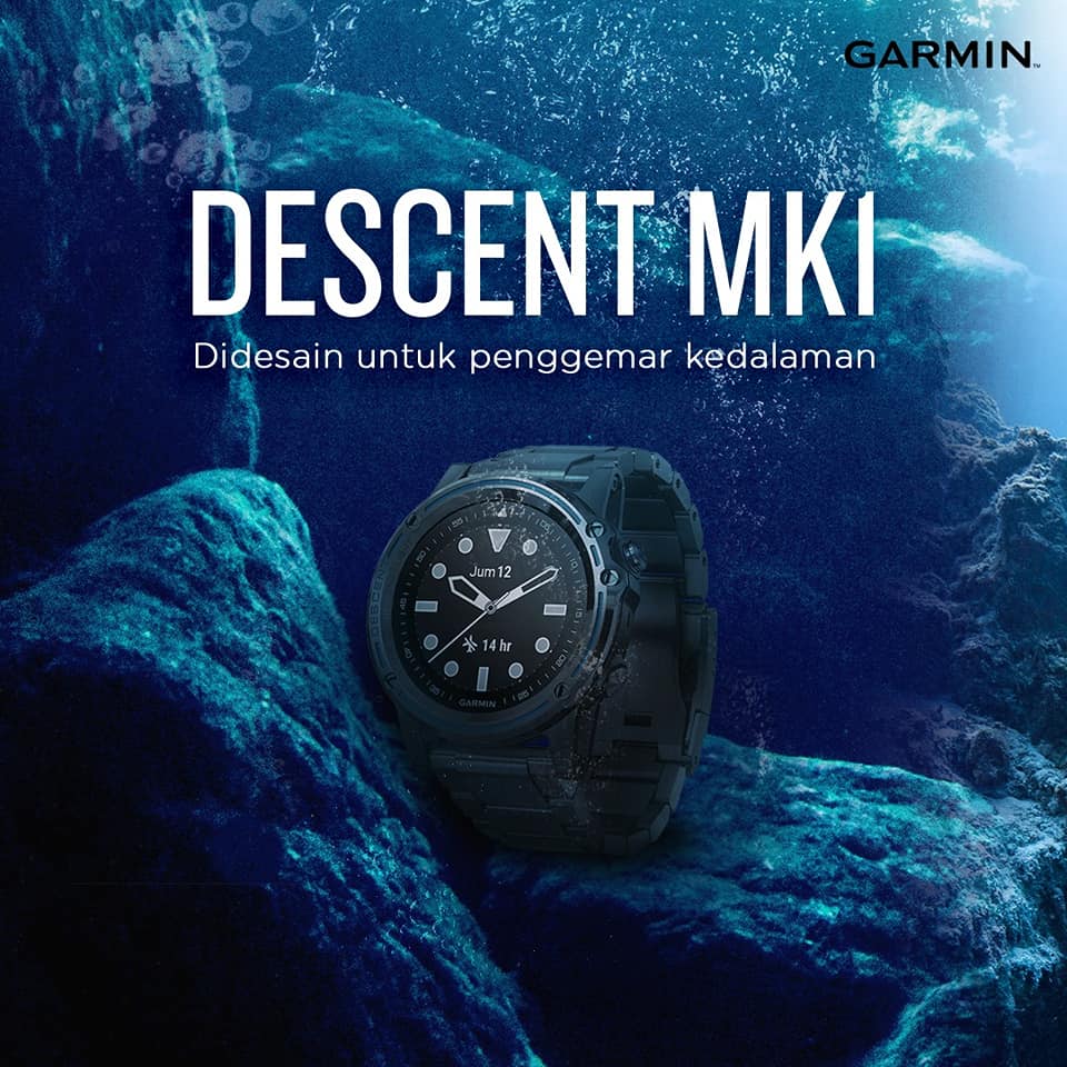 Descent MK1 akan menyempurnakan eksplorasimu ke dunia bawah air yang mempesona. Menawarkan kombinasi fitur inovatif dengan desain yang stylish. Cari tahu fitur selengkapnya di Bit.ly/DescentMK1Features #GarminID...